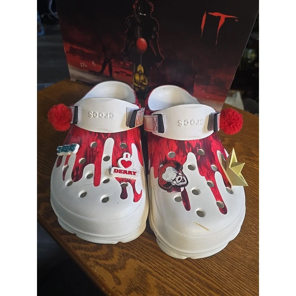 Crocs IT x All-Terrain Clog Pennywise Horror Pack Mens Multi Size 8m‎ & 10 W